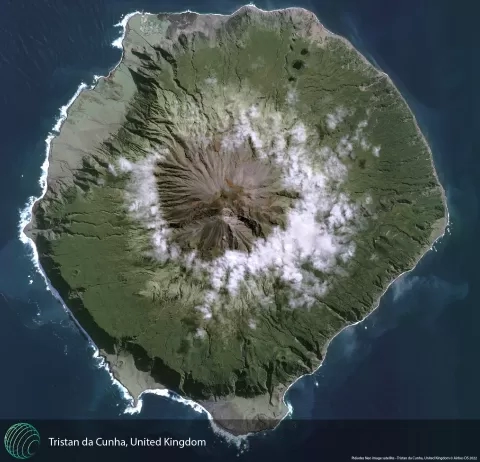 Pléiades Neo - Tristan da Cunha, United Kingdom