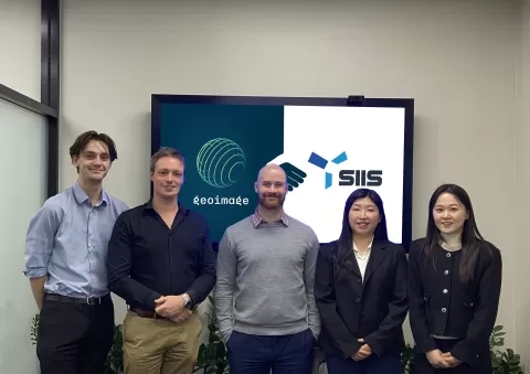 Geoimage recent partner SI Imaging Services visit Brisbane Office