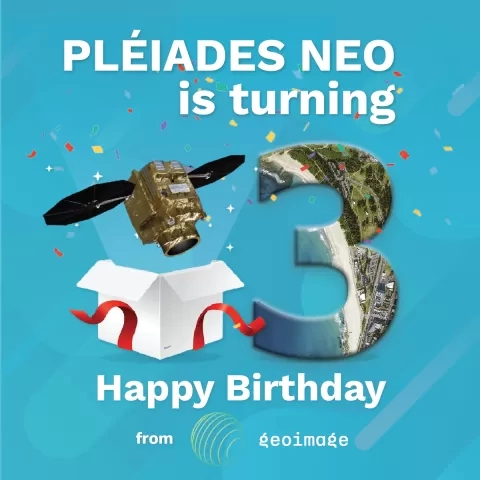 Third Anniversary of Pléiades Neo